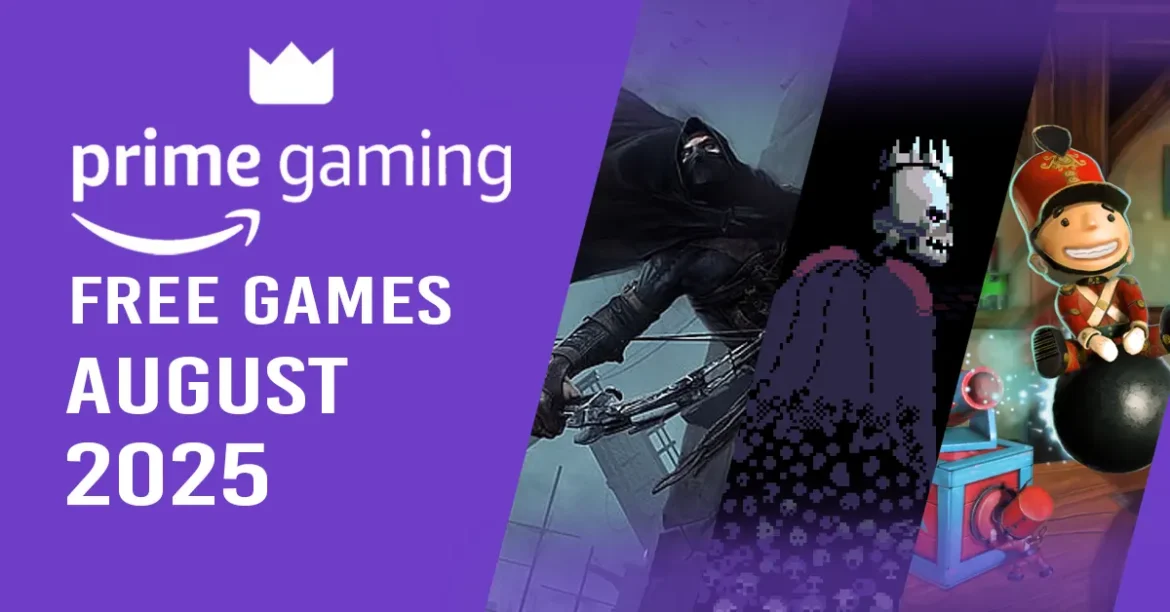 Amazon Prime Gaming Free Games for August 2025 – Full List
