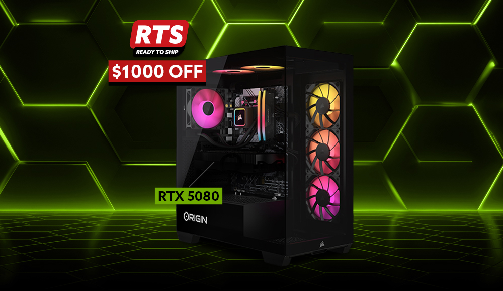 Save $1000 on the NEURON 3500X with RTX 5080 PowerORIGIN PC News