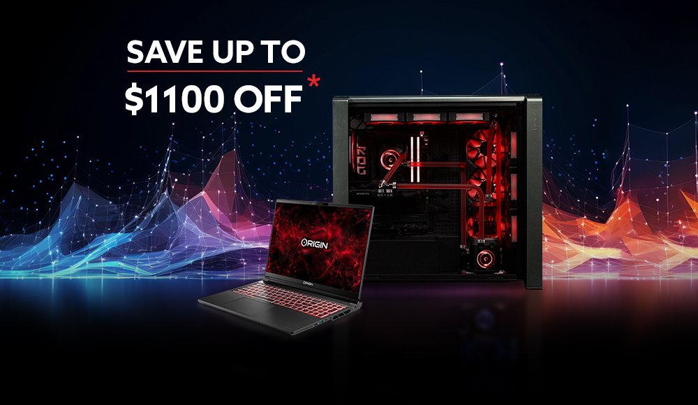 Save Up to $1100 on ORIGIN PC Gaming PCs and WorkstationsORIGIN PC News